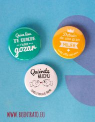 Pack 3 chapas personalizadas buentrato, menajes sanos