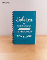 Libreta Saborea tus experiencias"